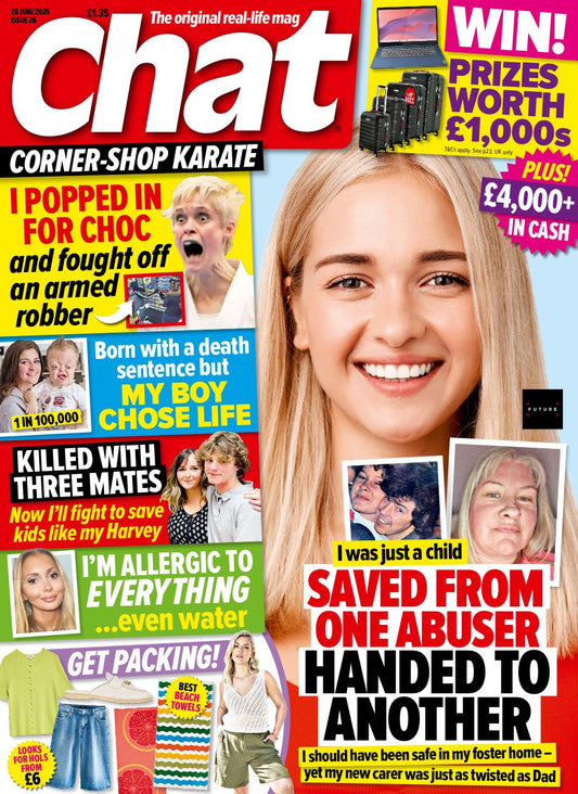 We're on the cover of UKs CHAT magazine this month!